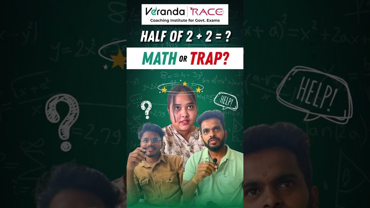 What is half of 2+2?