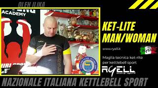 Abbigliamento tecnico per Nazionale Italiana Kettlebell Sport.
