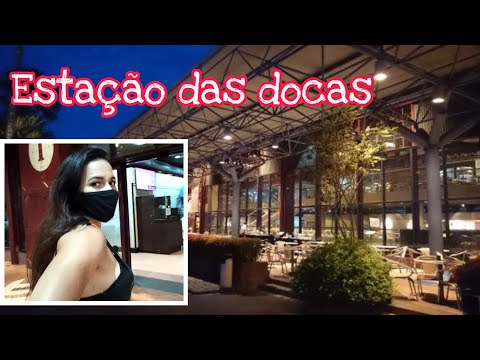 Vlog - 2° dia em Belém do Pará - Estação das Docas (noite).
