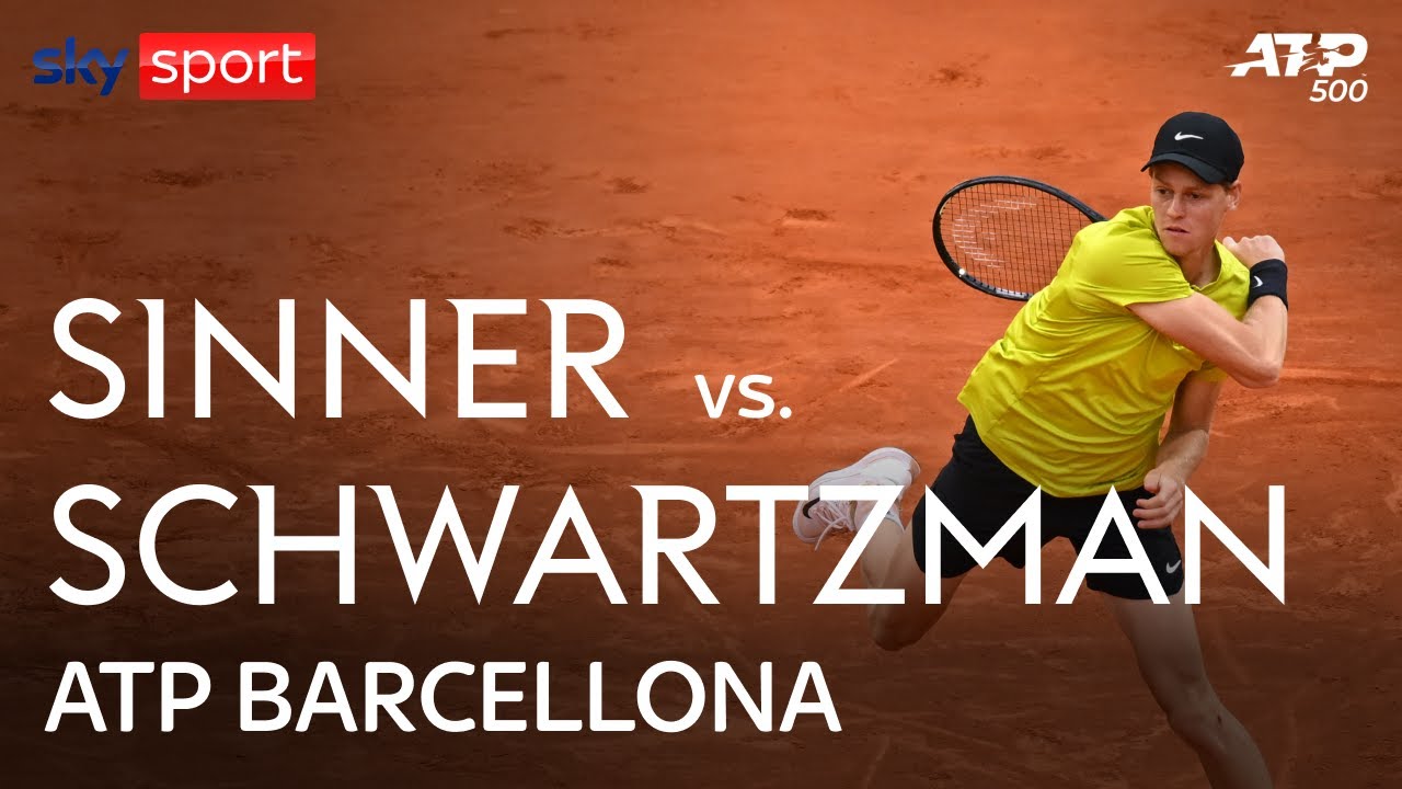 ATP Barcellona, Sinner batte Schwartzman: gli highlights - YouTube