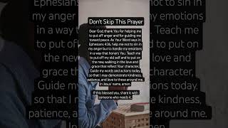 Dont Skip This Prayer prayer subscribers