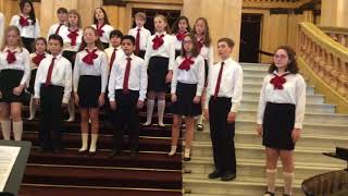 Opus 103-6 - Brahms - Coro de niños Teatro Colón 2018