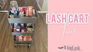 Whats On My Lash Cart?! Whiplash Cart Tour