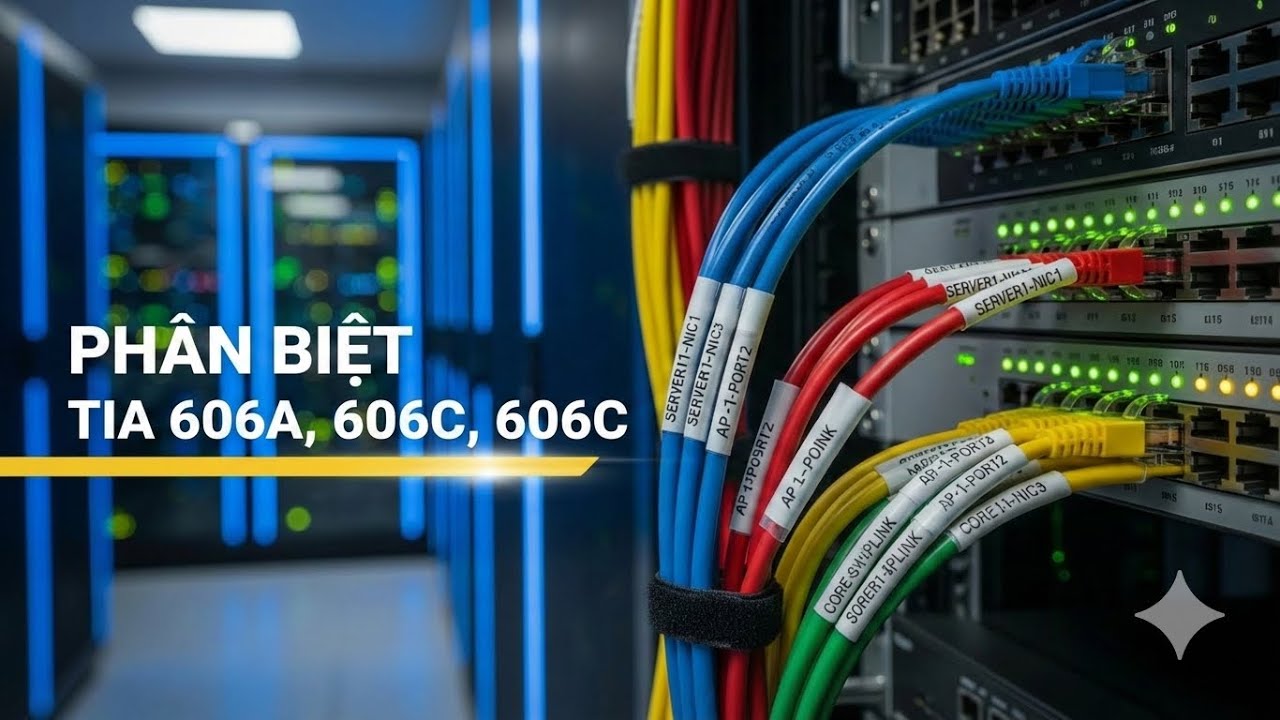 Tập 04 - Chia sẻ nhanh về tiêu chuẩn nhãn cáp TIA 606, 606A, 606B- 606C ...