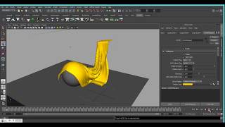 Maya nCloth Collision _ 01