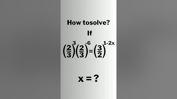 A Nice Maths Exponential Problem • Find x=? #shorts #olympiad #mathematics #maths #matholympiad