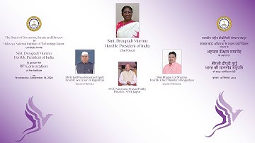 18th Convocation, MNIT Jaipur