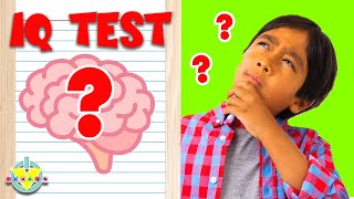 How Smart are We?! Testing our Brain IQ with Ryan and Mom!! screenshot 5