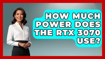 How Much Power Does The RTX 3070 Use? - The Hardware Hub
