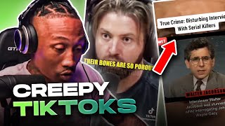 1 hour of Creepy and Scary TikToks That Might Wake You Up & Change Your Reality [REACTION!!!] Pt. 4