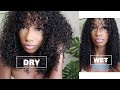 Super Cute &amp; EASY Curly Wig With Bangs Ft. LUVME HAIR