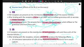 L4 physiology: Hormonal function of the ovary & pituitary /Repro 44
