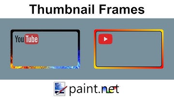 Paint.net: Creating a frame for thumbnails