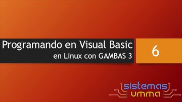 Programando VB en Linux con Gambas 3- 6