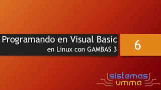 Programando VB en Linux con Gambas 3- 6