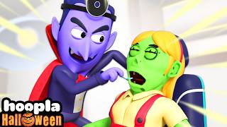 Silly Zombies at the Dentist 🧟‍♂️🦷 | Kids Halloween Songs | Hoopla Halloween