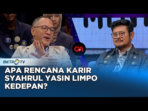 Q&amp;A - Apa Rencana Karir Syahrul Yasin Limpo Kedepan?