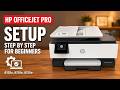 HP OfficeJet Pro 8120e, 8130e, 8135e: How to Setup Step by step for Beginners