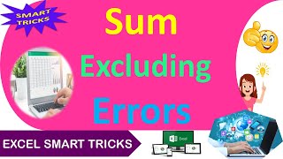 Sum Excluding Errors in Excel - #shorts #exceltricks #excelshorts #exceltutorial