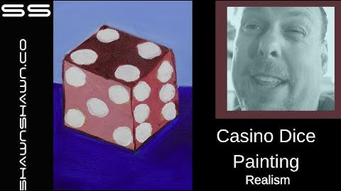 How to paint Casino Dice in acrylic
