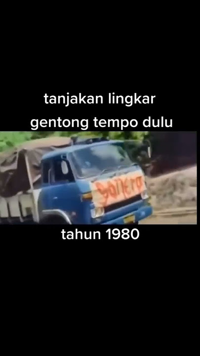 Tanjakan lingkar gentong Tempo Doeloe