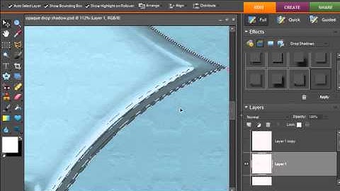 Digital Scrapbooking - Drop Shadows on Opaque Elements