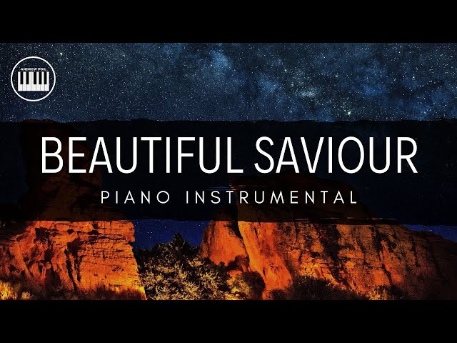 BEAUTIFUL SAVIOUR (PLANETSHAKERS)| PIANO INSTRUMENTAL WITH LYRICS  BY ANDREW POIL | PIANO COVER class=