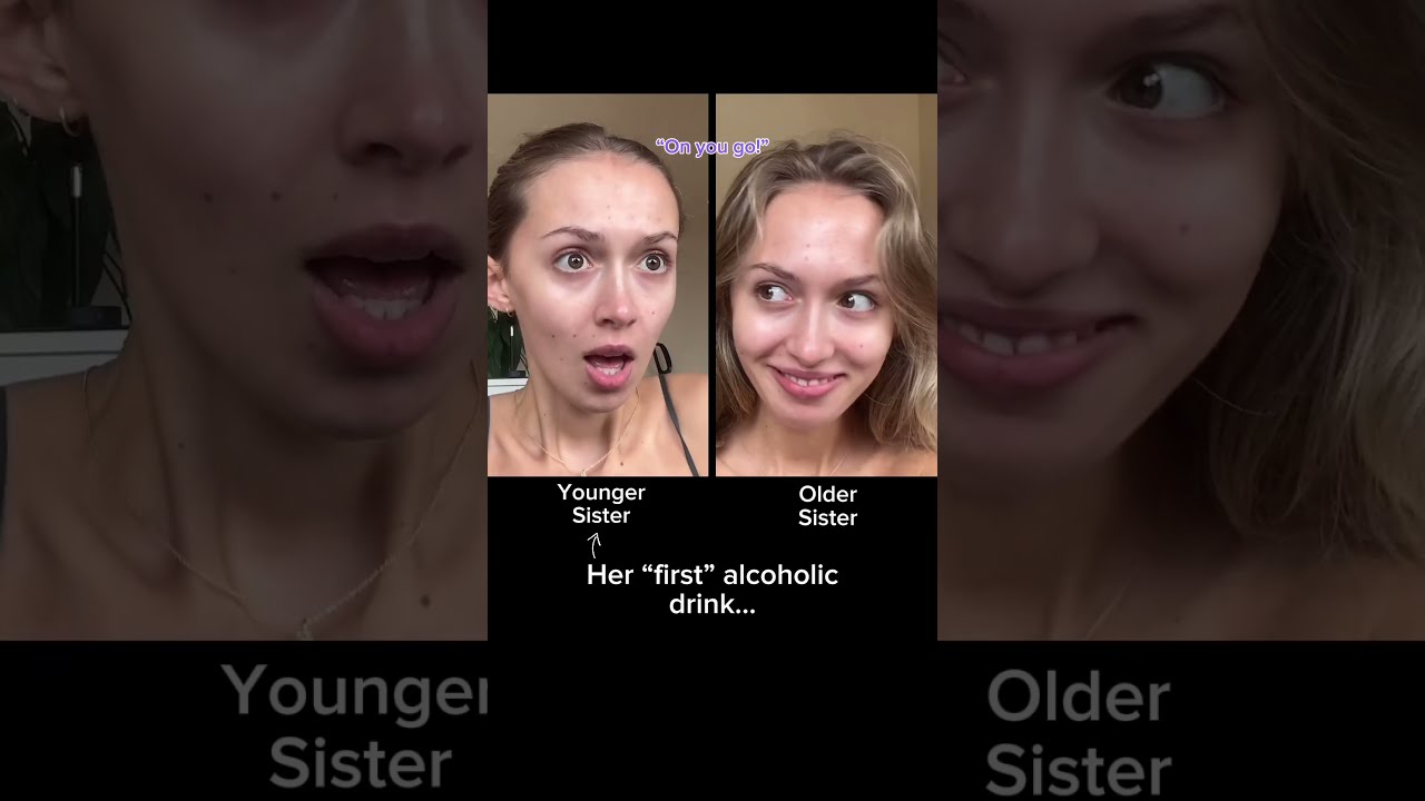  Pov The Older Sister Takes Her Younger Out For First Alcoholic Drink