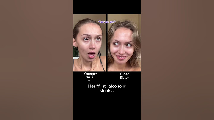 #pov The older sister takes her younger sister out for her "first" alcoholic drink...