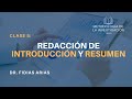Clase 5: Redacción de Introducción y Resumen