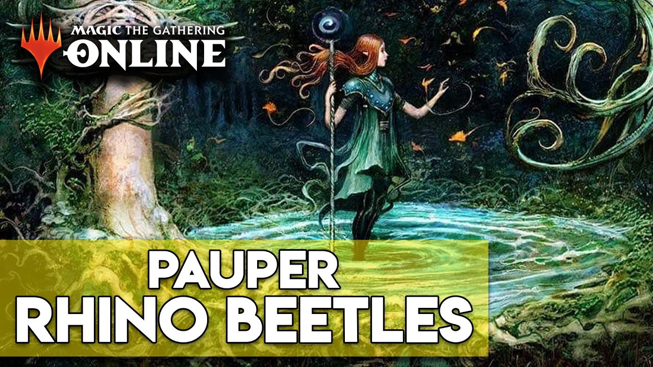 Magic: The Gathering - Crash Of Rhino Beetles - Green Creature Card From Commander 2018 - View #9