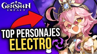 Personajes ELECTRO, del MEJOR al PEOR! ⚡ - Genshin Impact Español