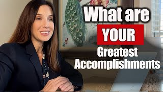 What is Your Biggest Accomplishment - Mock Interview