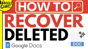 How to recover deleted documents on Google Docs