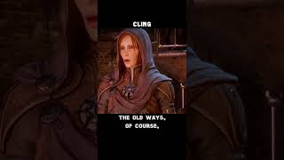 cling — Dragon age : Inquisition dialogue scene