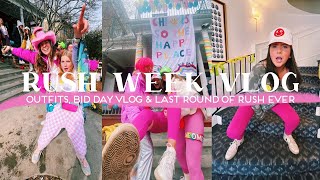 UVA SORORITY RUSH WEEK VLOG 2022 + winter rush outfits | university of virginia chi omega