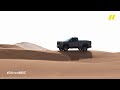 تحدي الكثبان الرملية في قلب الصحراء مع سيارة GMC.. اختبار صعب يتخطاه فغالي