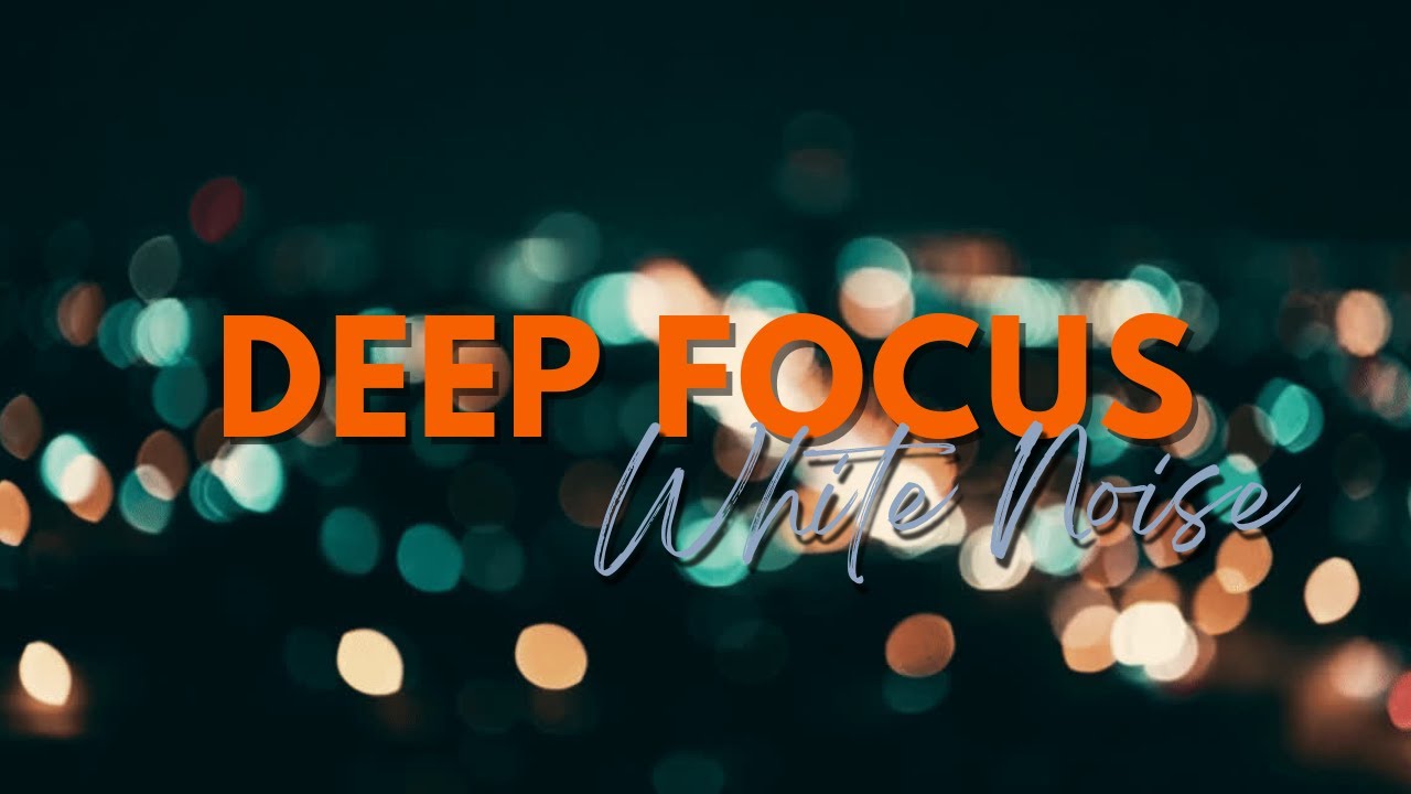 🔴 Best White Noise for Deep Focus | Night City Ambience for Work, Study & Sleep