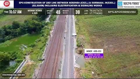 Railway work progress monitoring using UAV 