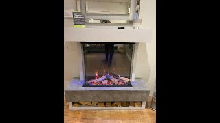 OER Icon Electric Fireplace Suite