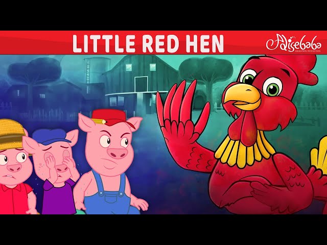 Little Red Hen 🐔 ️ Bedtime Stories for Kids in English | Fairy Tales ...
