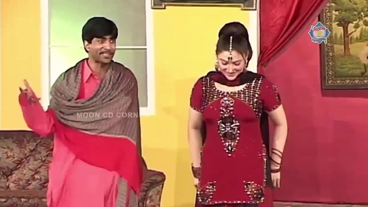 Sajan Abbas and Khushboo New Pakistani Stage Drama Full Comedy Clip