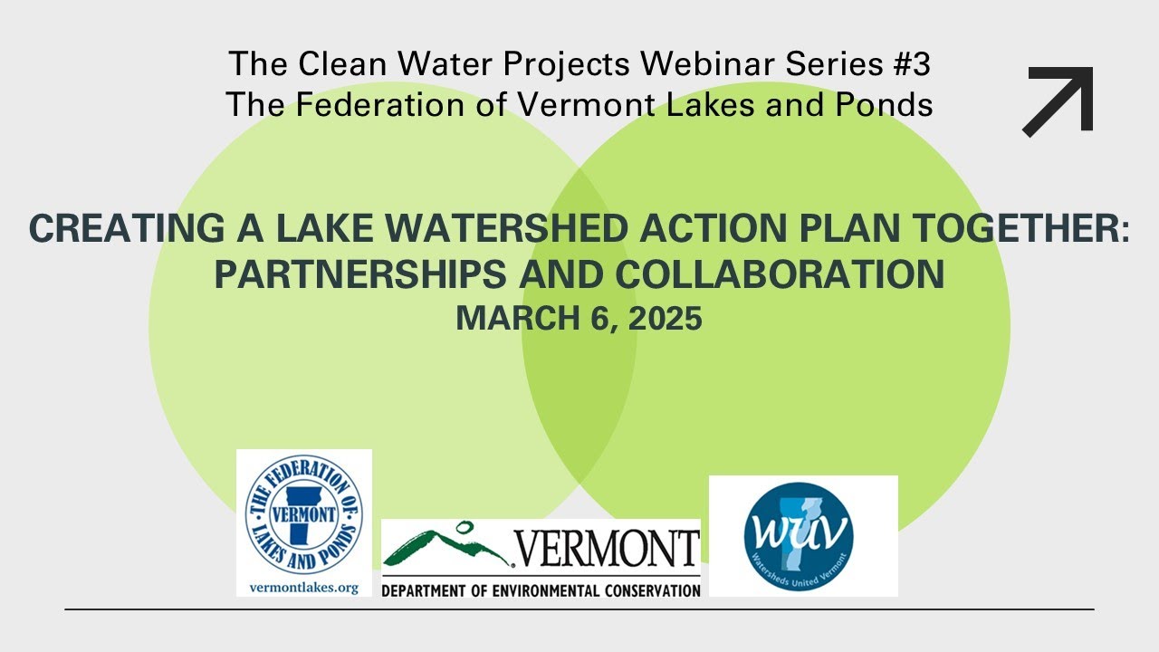Creating a Lake Watershed Action Plan Together: Partnerships and ...