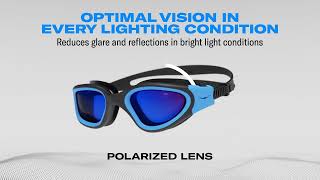 AqtivAqua DX Wide View Swimming Goggles // Swim Workouts - Open Water // Indoor - Outdoor Line screenshot 5