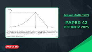 A-Level Math 9709 Paper 42 (October/November 2025) - FULL Paper SOLVED!
