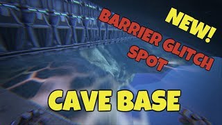 ARK HIDDEN SEA CAVE BASE ON WORLD BARRIER! (The Center)