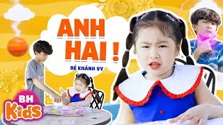 Anh Hai, Sao Mẹ Lại Sanh Anh Hai Trước - Bé Khánh Vy, Nhạc Thiếu Nhi Sôi Động Hay Nhất, 4K