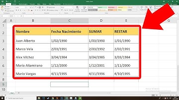 Como sumar o restar meses en una Fecha en Excel