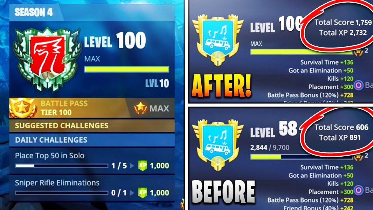the 100% FASTEST way to LEVEL UP in Fortnite! (Fortnite ... - 1280 x 720 jpeg 166kB