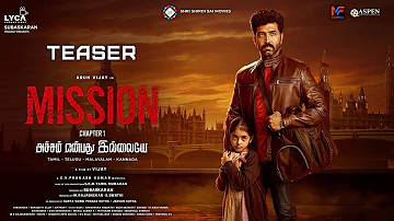 Mission Chapter 1 Teaser (Tamil) | Arun Vijay | Amy Jackson | Vijay | Subaskaran | Lyca Productions